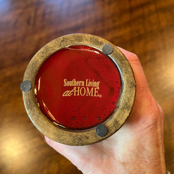 Southern Living At Home - red and brown vase - Picture 2 of 5